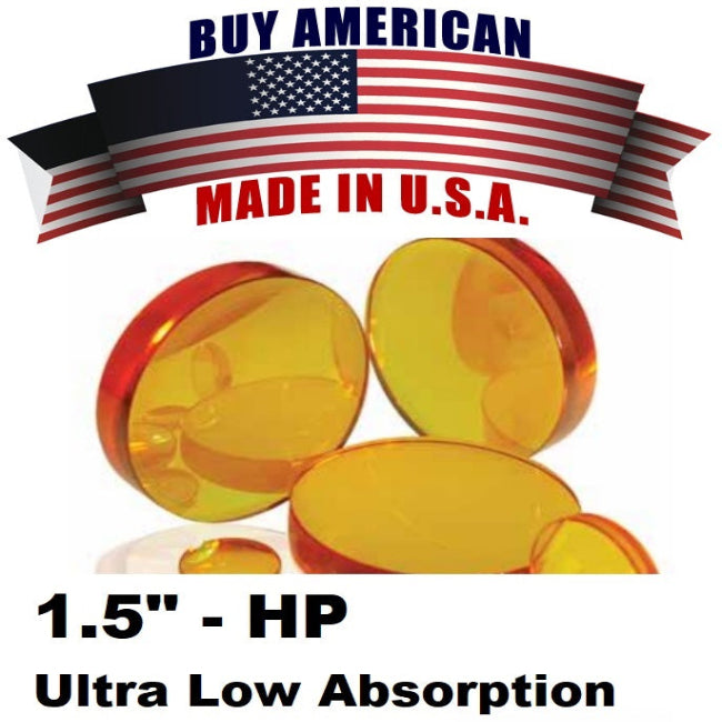 29100030 - LM-38.1-Z-190.5-7.40-ARHP - Focus Lens. Dia 1.5" (38.1mm) FL 7.5" (190.5mm) ET .291 (7.4mm). HP