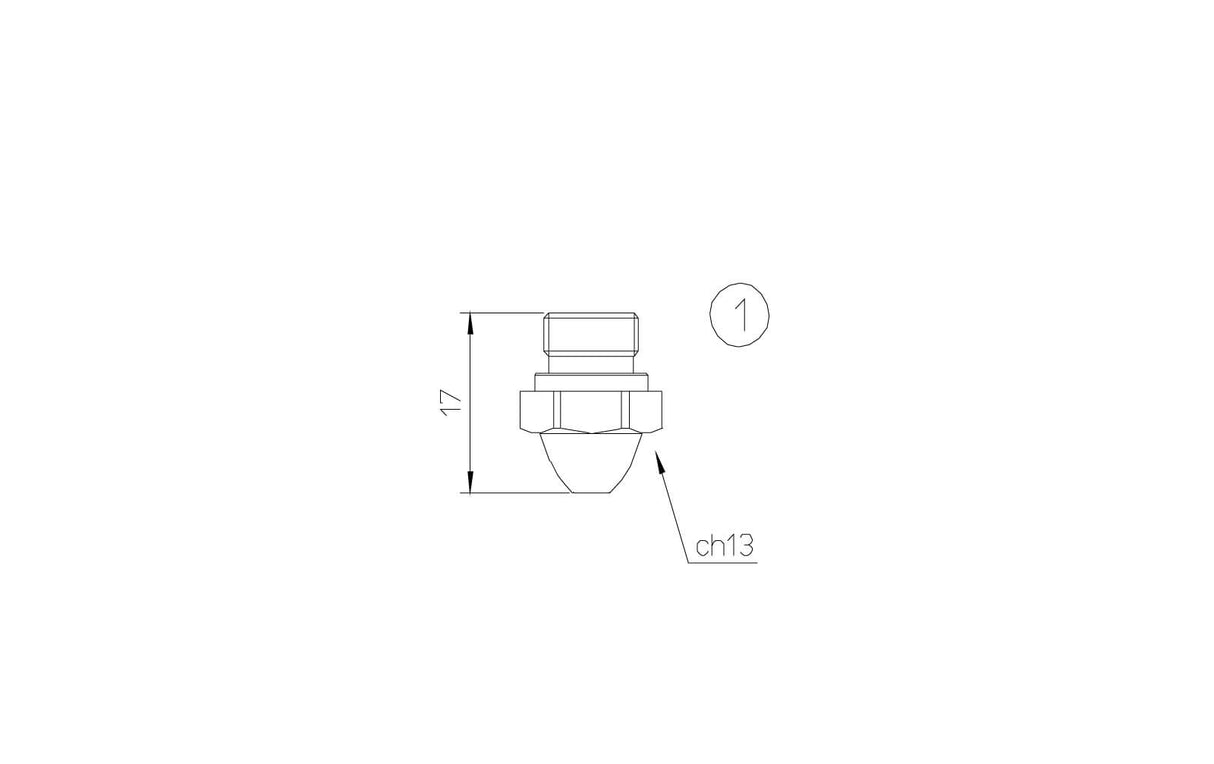 H-Series Chromium-Plated Nozzles suitable for use with Bystronic® laser (10-pack)