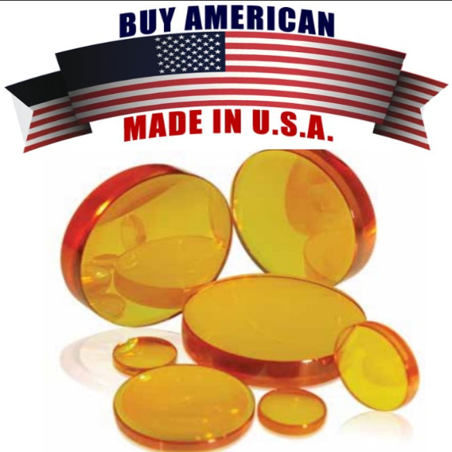 621644 - LM-38.1-Z-127.0-9.00-AR - Focus Lens Meniscus ZnSe. Dia 1.5" (38.1mm), FL 5.0" (127mm), ET .354" (9mm).