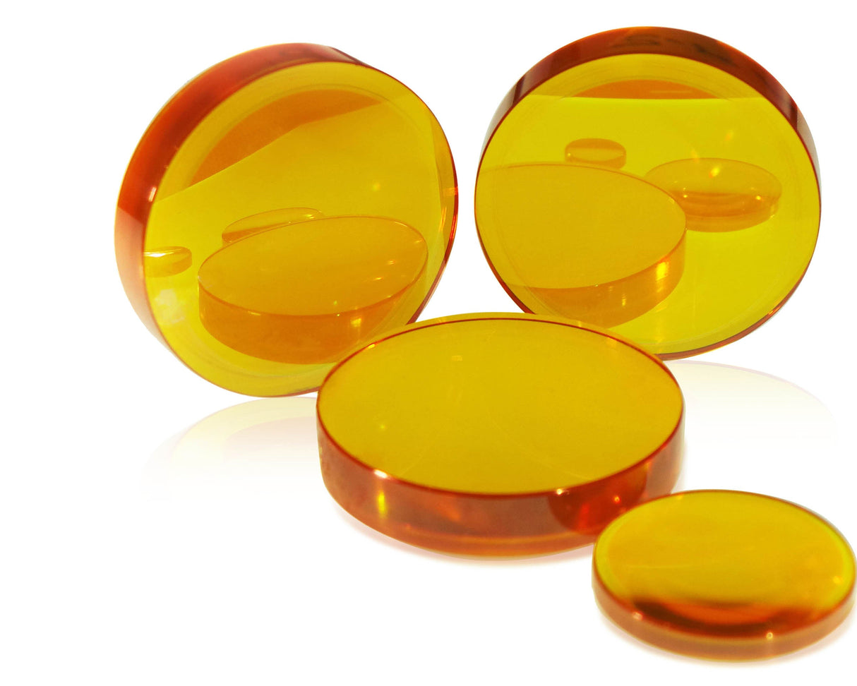 6067639 - Focus Lens. Dia 1.5" (38.1mm), FL 3.75" (95.25mm) ET .300" (7.6mm). ZnSe Meniscus. Suitable for Amada® Laser.