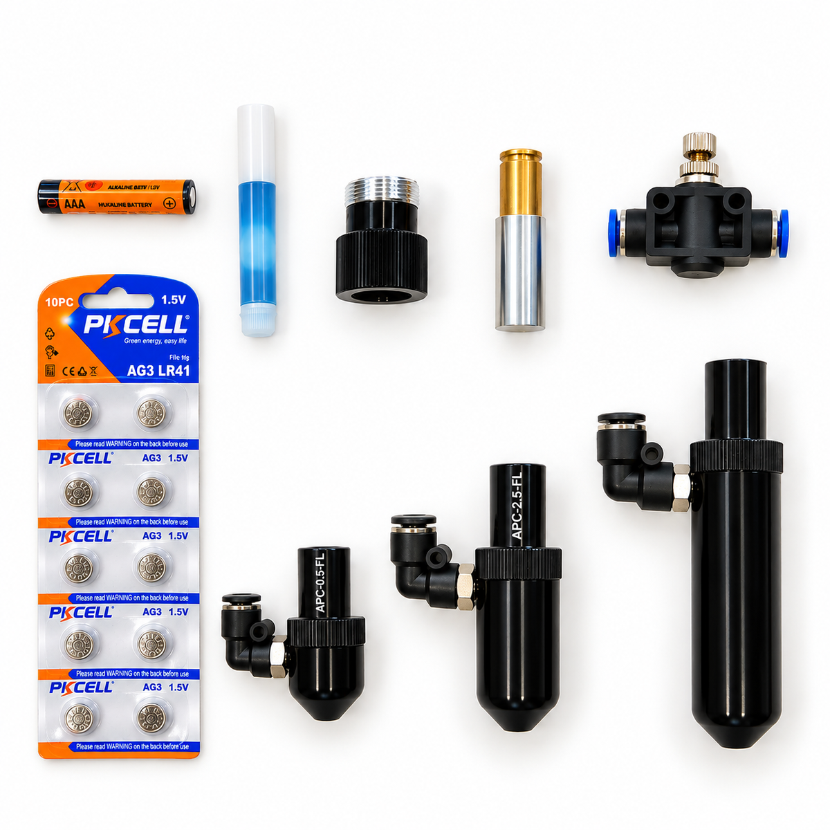 16mm Diameter Lens Tube with ZnSe Focus Lens or 4pc Lens Kit