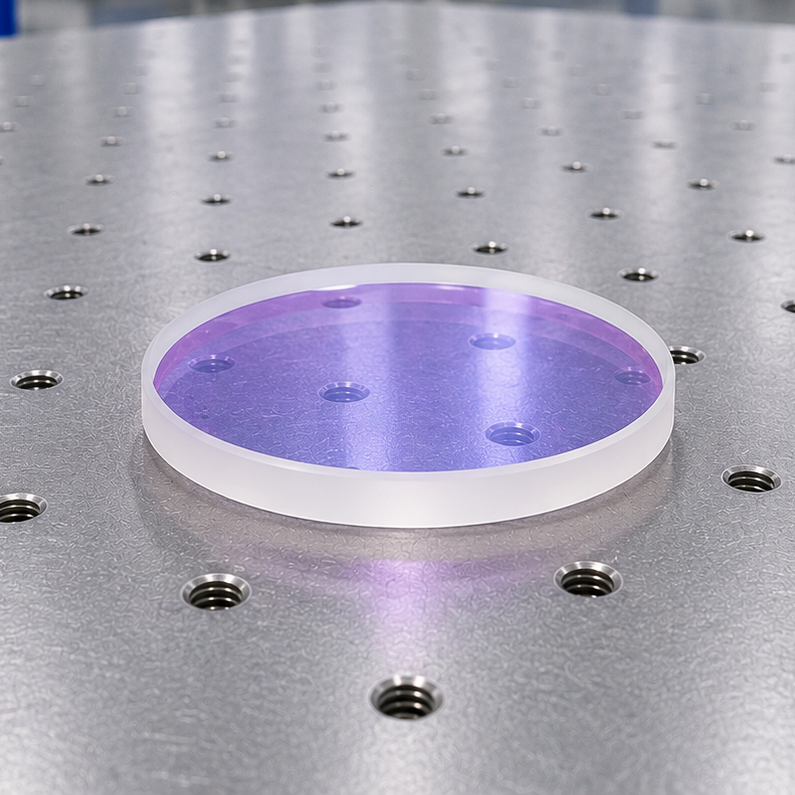 6900003260 - FS25.4X4.0 - Dia 25.4mm ET 4mm Fiber Protective Window - Fused Quarts - Suitable for Trumpf (R) Fiber Laser