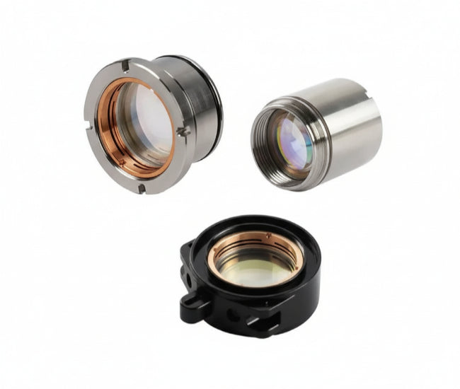 110255AAFBHD0022 - Fused Silica D28 F125 DCX Lens -  Replacement part for Raytools® BT230/BM109 Fiber Machine